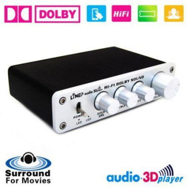 Dolby Surround Sound Audio Processor Usb Decoding Dac Independent Amp Sound Controller Asio