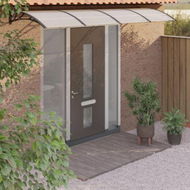 Detailed information about the product Door Canopy Black 350x100 cm Polycarbonate