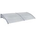 Door Canopy Grey 240x100 Cm Plastic. Available at Crazy Sales for $169.95