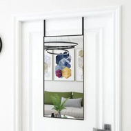 Detailed information about the product Door Mirror Black 40x80 cm Glass and Aluminium