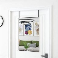 Detailed information about the product Door Mirror Black 50x80 cm Glass and Aluminium