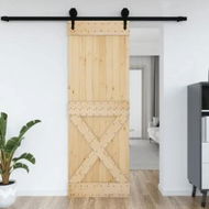 Detailed information about the product Door NARVIK 80x210 cm Solid Wood Pine