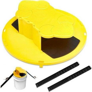 Double Head Mouse Trap Indoor Mouse Traps Auto Reset Compatible With 5 Gallon Bucket