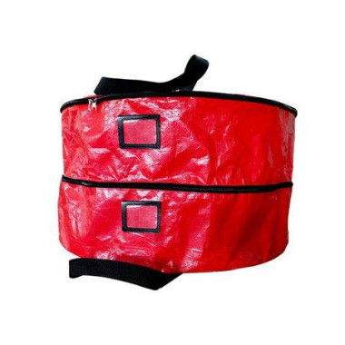 Double-Layer Wreath Storage Container -76 X 38cm Wreath Storage Bag Red