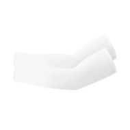 Detailed information about the product Double Protection: 2-Pack of Cooling and Upf 50+ UV-Blocking Arm Sleeves-White Color