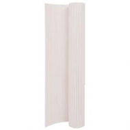 Detailed information about the product Double-Sided Garden Fence 110x400 cm White