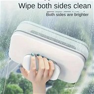 Detailed information about the product Double Sided Magnetic Window Cleaner,Large Handle Double Sided High Safety Sturdy Plastic Window Tool for 8 to 15mm Glasses