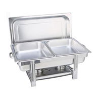 Detailed information about the product Double Tray Stainless Steel Chafing Catering Dish Food Warmer