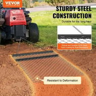 Detailed information about the product Drag Harrow, 4' x 5' ATV Chain Harrow, Q235 Steel UTV Tractor Attachments Field Drag Mat for Landscape Leveling or Sod Prepping, Towable Harrow Rake Grader for Gravel Driveway, Farm, Field