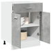 Drawer Bottom Cabinet Concrete Grey 60x46x81.5 cm Engineered Wood. Available at Crazy Sales for $149.95