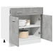 Drawer Bottom Cabinet Concrete Grey 80x46x81.5 cm Engineered Wood. Available at Crazy Sales for $159.95