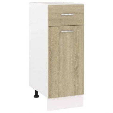 Drawer Bottom Cabinet Sonoma Oak 30x46x81.5 Cm Chipboard.