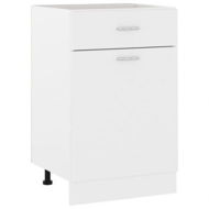 Detailed information about the product Drawer Bottom Cabinet White 50x46x81.5 Cm Chipboard.