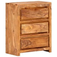 Detailed information about the product Drawer Cabinet 60x33x75 cm Solid Wood Acacia