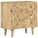 Drawer Cabinet 70x35x70 cm Solid Wood Mango. Available at Crazy Sales for $349.95