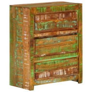 Detailed information about the product Drawer Cabinet Multicolour 60x33x75 cm Solid Wood Reclaimed