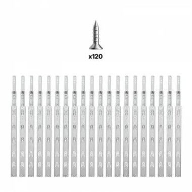 Drawer Cabinet Slides Side Mount 22 inch 10 Pairs 100 LB Load Replacement