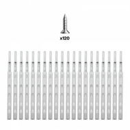 Detailed information about the product Drawer Cabinet Slides Side Mount 22 inch 10 Pairs 100 LB Load Replacement