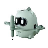 Detailed information about the product Drawing Robot with 100 Cards, Interactive Educational Drawing Machine, Montessori Educational Painting Toy, Ideal Birthday Gifts for Kids Green