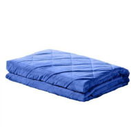 Detailed information about the product DreamZ 9KG Adults Size Anti Anxiety Weighted Blanket Gravity Blankets Royal Blue