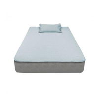 Detailed information about the product DreamZ Latex Cooling Bed Sheet Set Fitted Pillowcase Washable Summer 2PCS Single