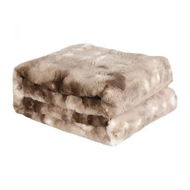 Detailed information about the product Dreamz Luxury Tie-dyed Blanket Brown 127cm x 152cm