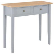 Detailed information about the product Dressing Console Table Grey 79x30x74 Cm Wood