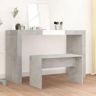 Detailed information about the product Dressing Stool Concrete Grey 70x35x45 cm Engineered Wood