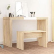 Detailed information about the product Dressing Stool Sonoma Oak 70x35x45 cm Engineered Wood