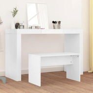 Detailed information about the product Dressing Stool White 70x35x45 cm Engineered Wood