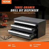 Detailed information about the product Drill Bit Dispenser Cabinet Three-Drawer Drill Bit Organizer Cabinet for A to Z Steel Drill Dispenser Organizer Cabinet with Labels Stackable