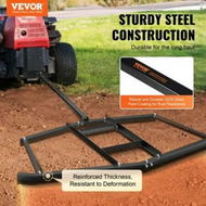 Detailed information about the product Driveway Drag, 76.57' Width Tow Behind Drag Harrow, Q235 Steel Driveway Grader with Adjustable Bars, Support up to 50 lbs, Driveway Tractor Harrow for ATVs, UTVs, Garden Lawn Tractors