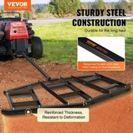 Detailed information about the product Driveway Drag, 84' Width Tow Behind Drag Harrow, Q235 Steel Driveway Grader with Adjustable Bars, Support up to 50 lbs, Driveway Tractor Harrow for ATVs, UTVs, Garden Lawn Tractors