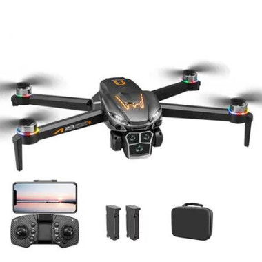 Drone with 6K Camera for Kids Men Women, Brushless Motor, Mini Foldable RC Drones for Beginners with 2 Batteries, Obstacle Avoidance
