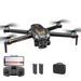 Drone with 6K Camera for Kids Men Women, Brushless Motor, Mini Foldable RC Drones for Beginners with 2 Batteries, Obstacle Avoidance. Available at Crazy Sales for $74.95