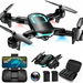 Drone with Camera 1080P for Beginners,Foldable Drone with Altitude Hold,Gestures Selfie Waypoint Fly Headless Mode 3D Flip 3 Speed Mode. Available at Crazy Sales for $69.99