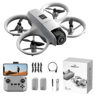 Detailed information about the product Drone with HD Camera for Men Women, 360 Degree Rolling Intelligent Obstacle Avoidance One Key Takeoff, Landing, Headless Mode 2 Batteries