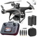 Drone with Screen Controller,Brushless Motor,Altitude Hold One Key Take Off Landing with Black Outdoor Carrying Case(Black-2 Batteries). Available at Crazy Sales for $83.99