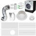 Dryer Vent Kit Indoor Clothes Connector Fittings Window Duct Parts Accessories Indoor Drying Machine. Available at Crazy Sales for $32.99
