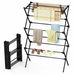 Drying Rack Clothing,3-Tier Clothes Drying Rack Foldable,Antirust Laundry Drying Rack Collapsible Use for Indoor & Outdoor,Black. Available at Crazy Sales for $39.99