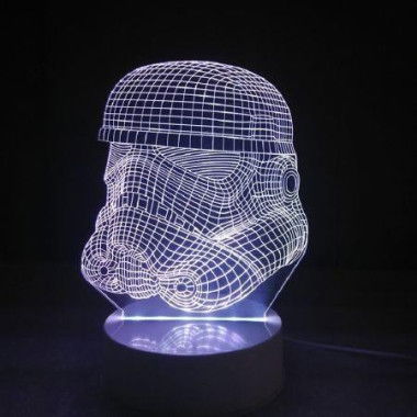 DSU Soldier Color Change 3D Visual LED Table Night Light