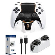 Detailed information about the product Dual Charging Station for PS5 Controller, Wireless Charging Dock for PS5 Controller with LED Indicator