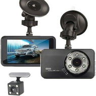 Detailed information about the product Dual Dash Cam 1920x1080P FHD Front And Rear Driving Recorder With G Sensor 170 Degree Wide Angle Loop Recording 3inch LCD Screen