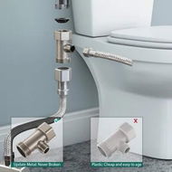 Detailed information about the product Dual Nozzle Bidet Toilet Attachment with Refreshing Cold Water Spray - Quick and Easy Installation