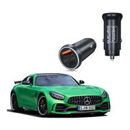 Detailed information about the product Dual Port Fast Car Charger with GPS Tracker for Car, 18W USB C and USB A, Real?Time Vehicle Locator via App, No Subscription, Compatible with IPhone