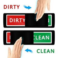 Detailed information about the product Durable and non-scratching Clean Dirty Sign Magnet with Bold and clear 'Clean' & 'Dirty' text for Dishwasher,Kitchen (Black)