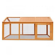 Detailed information about the product Durable Fir Wood Rabbit Hutch Chicken Coop Cage W/Strong Mesh Wire, Expansive Living Area