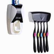 Detailed information about the product Dust-proof Toothpaste Dispenser Toothpaste Squeezer Kit (black).