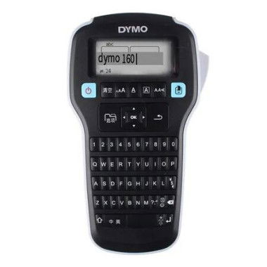 DYMO LM160 Handheld Label Maker Printer QWERTY Keyboard 6/9/12mm D1 Tape Home Office Christmas Gift COL Black