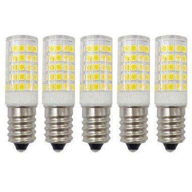 E14 LED Bulb 4W Dimmable 30W Equivalent AC110V 300LM BiPin Ceramic Base 5 Pack